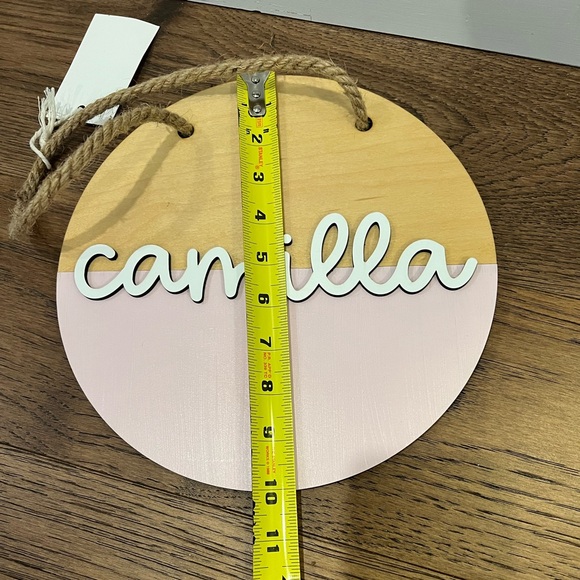 Baby girl name round - Camilla - Picture 3 of 4